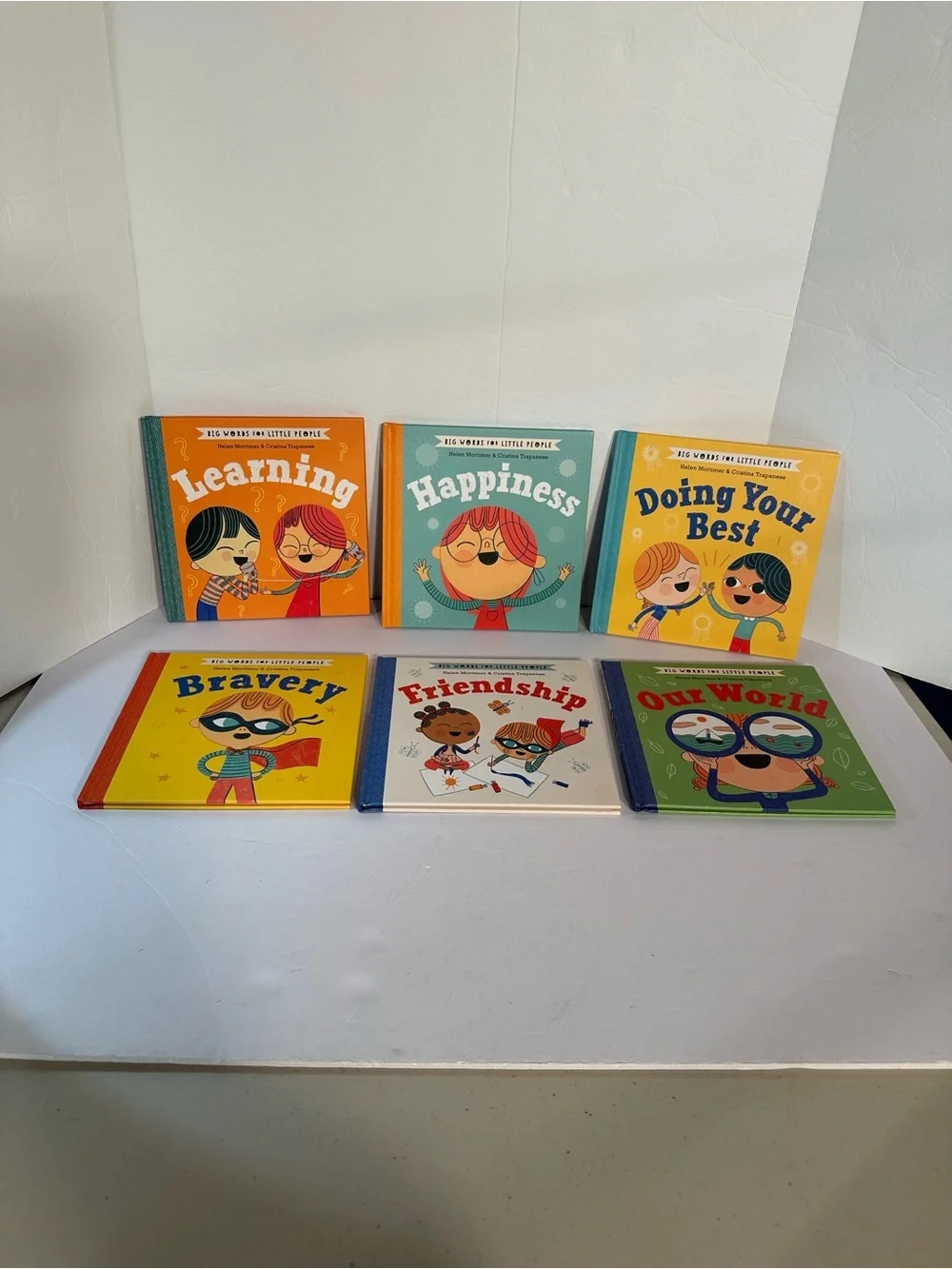 Big Words for Little People Lot Of 6 Books Learning Our World Bravery Happiness